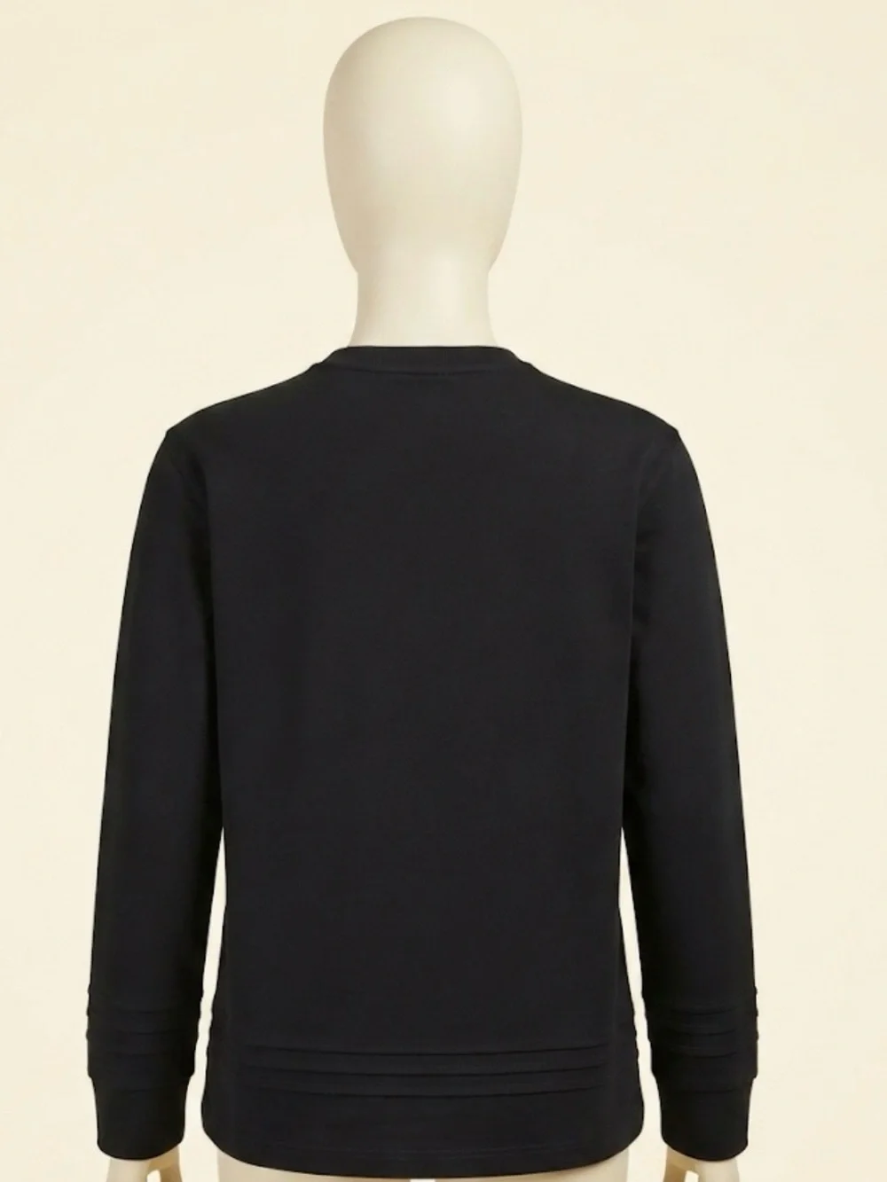 adidas Black Sweatshirt with Gold Trefoil Logo